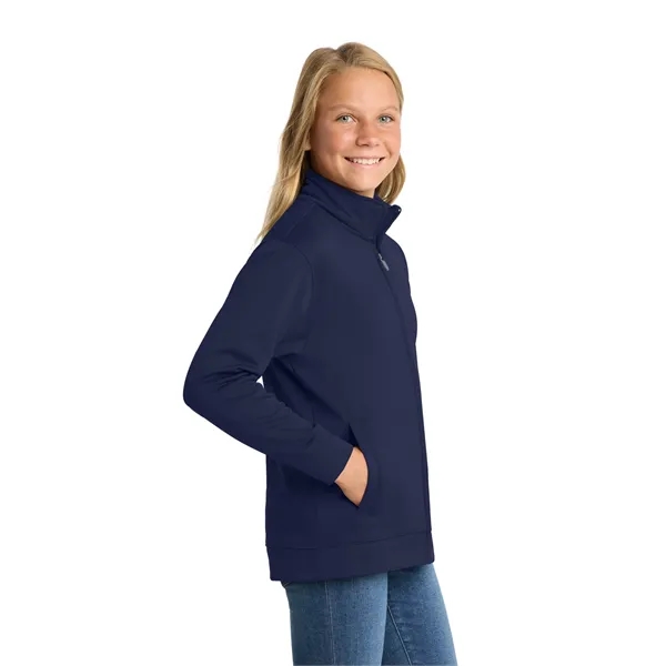 Sport-Tek Youth Sport-Wick Fleece Full-Zip Jacket. - Sport-Tek Youth Sport-Wick Fleece Full-Zip Jacket. - Image 15 of 29