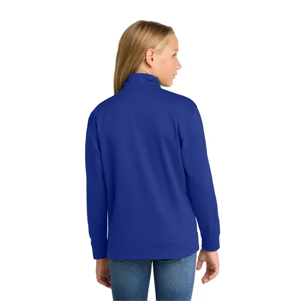 Sport-Tek Youth Sport-Wick Fleece Full-Zip Jacket. - Sport-Tek Youth Sport-Wick Fleece Full-Zip Jacket. - Image 19 of 29