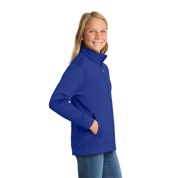 Sport-Tek Youth Sport-Wick Fleece Full-Zip Jacket. - Sport-Tek Youth Sport-Wick Fleece Full-Zip Jacket. - Image 21 of 29