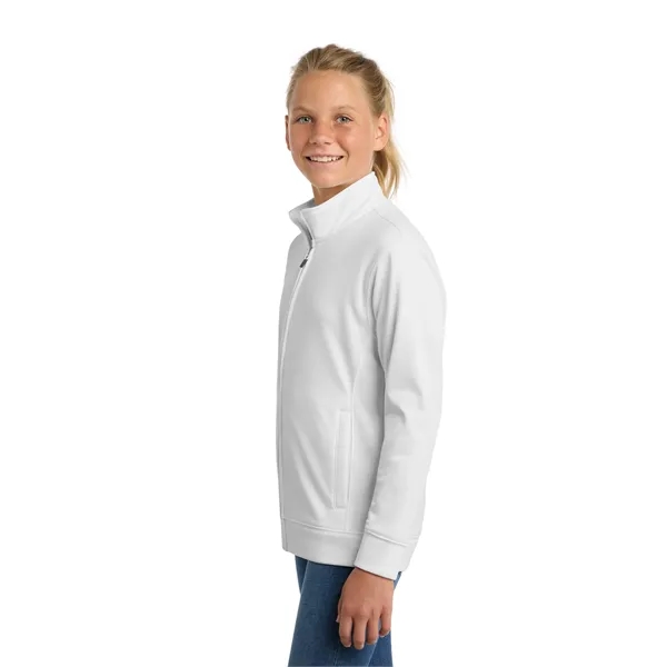 Sport-Tek Youth Sport-Wick Fleece Full-Zip Jacket. - Sport-Tek Youth Sport-Wick Fleece Full-Zip Jacket. - Image 27 of 29