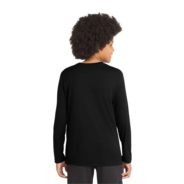 Sport-Tek Youth Posi-UV Pro Long Sleeve Tee. - Sport-Tek Youth Posi-UV Pro Long Sleeve Tee. - Image 1 of 44
