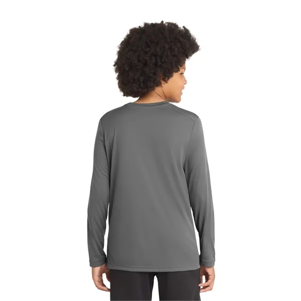 Sport-Tek Youth Posi-UV Pro Long Sleeve Tee. - Sport-Tek Youth Posi-UV Pro Long Sleeve Tee. - Image 11 of 44