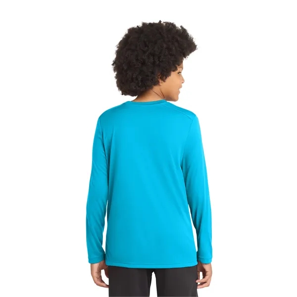 Sport-Tek Youth Posi-UV Pro Long Sleeve Tee. - Sport-Tek Youth Posi-UV Pro Long Sleeve Tee. - Image 16 of 44