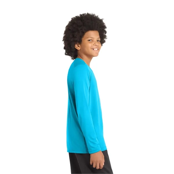 Sport-Tek Youth Posi-UV Pro Long Sleeve Tee. - Sport-Tek Youth Posi-UV Pro Long Sleeve Tee. - Image 17 of 44