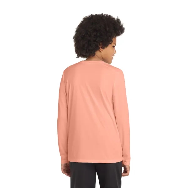Sport-Tek Youth Posi-UV Pro Long Sleeve Tee. - Sport-Tek Youth Posi-UV Pro Long Sleeve Tee. - Image 21 of 44