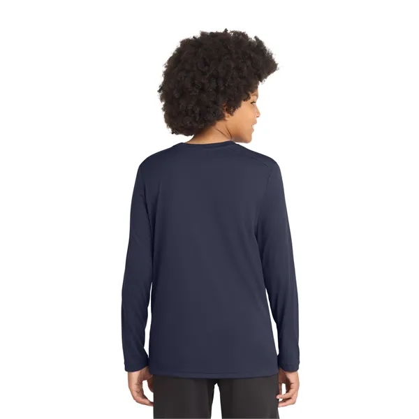 Sport-Tek Youth Posi-UV Pro Long Sleeve Tee. - Sport-Tek Youth Posi-UV Pro Long Sleeve Tee. - Image 26 of 44
