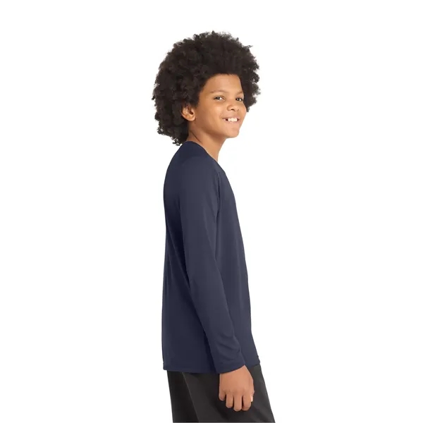 Sport-Tek Youth Posi-UV Pro Long Sleeve Tee. - Sport-Tek Youth Posi-UV Pro Long Sleeve Tee. - Image 27 of 44