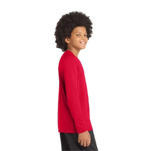 Sport-Tek Youth Posi-UV Pro Long Sleeve Tee. - Sport-Tek Youth Posi-UV Pro Long Sleeve Tee. - Image 32 of 44