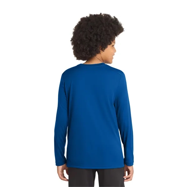 Sport-Tek Youth Posi-UV Pro Long Sleeve Tee. - Sport-Tek Youth Posi-UV Pro Long Sleeve Tee. - Image 36 of 44