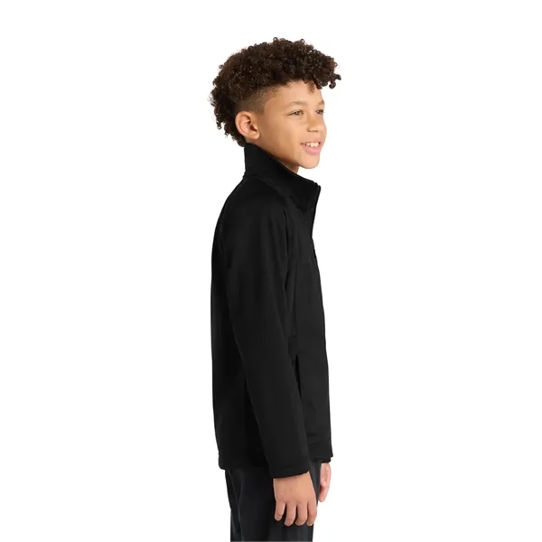 Sport-Tek Youth Tricot Track Jacket. - Sport-Tek Youth Tricot Track Jacket. - Image 2 of 19