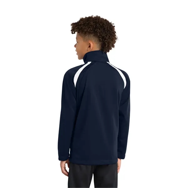 Sport-Tek Youth Tricot Track Jacket. - Sport-Tek Youth Tricot Track Jacket. - Image 6 of 19