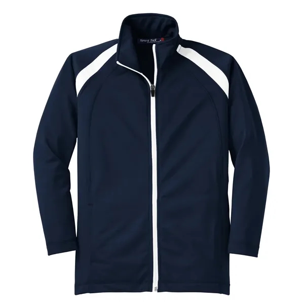 Sport-Tek Youth Tricot Track Jacket. - Sport-Tek Youth Tricot Track Jacket. - Image 8 of 19