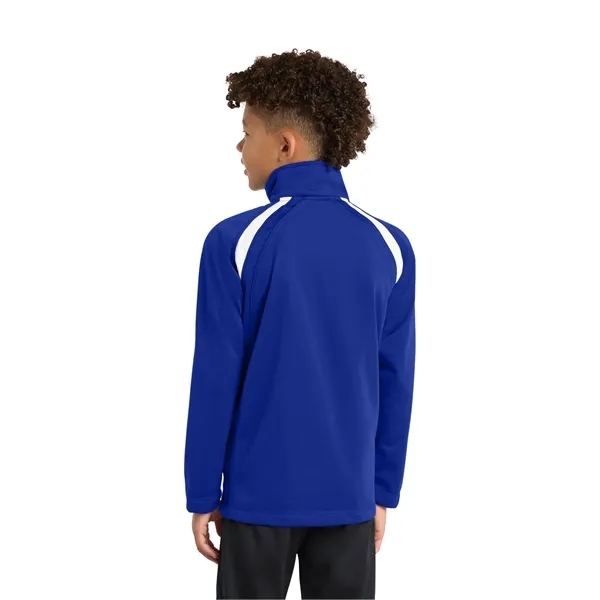 Sport-Tek Youth Tricot Track Jacket. - Sport-Tek Youth Tricot Track Jacket. - Image 11 of 19