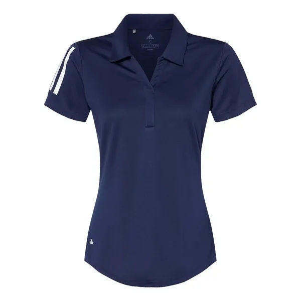Adidas Women's Floating 3-Stripes Polo - Adidas Women's Floating 3-Stripes Polo - Image 5 of 10