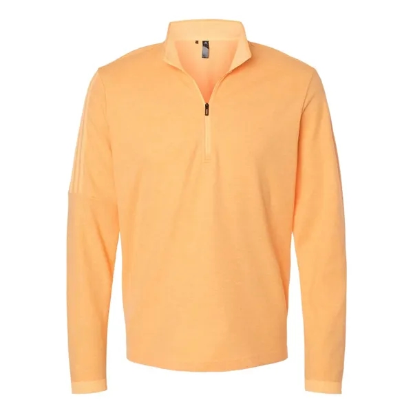 Adidas Men's 3-Stripe Quarter-Zip Sweater Pullover - Adidas Men's 3-Stripe Quarter-Zip Sweater Pullover - Image 1 of 12