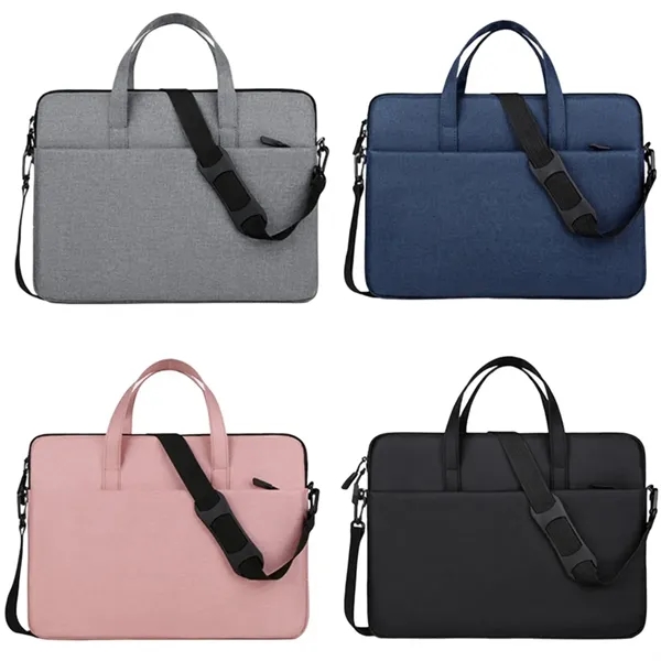 Portable Waterproof Business Laptop Bag with Shoulder Strap - Portable Waterproof Business Laptop Bag with Shoulder Strap - Image 1 of 7