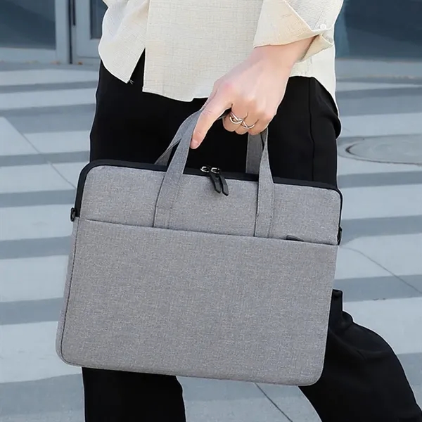 Portable Waterproof Business Laptop Bag with Shoulder Strap - Portable Waterproof Business Laptop Bag with Shoulder Strap - Image 7 of 7
