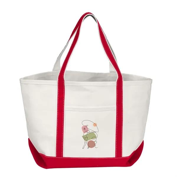 Open Canvas Boat Bag - Open Canvas Boat Bag - Image 6 of 8