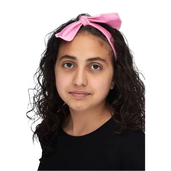 Athletic Tie Back Polyester Sports Headband - Athletic Tie Back Polyester Sports Headband - Image 7 of 11