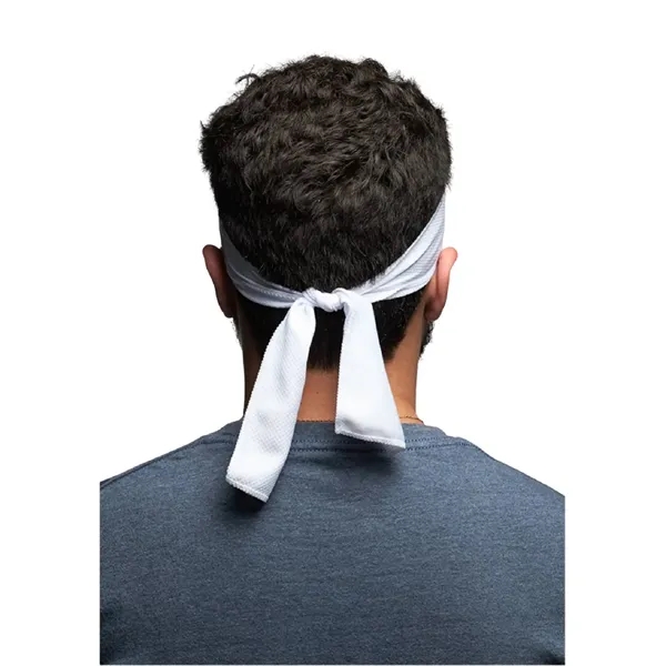 Athletic Tie Back Polyester Sports Headband - Athletic Tie Back Polyester Sports Headband - Image 8 of 11