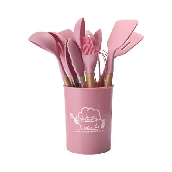 MOQ10 12 Pieces Silicone Cooking Utensils Set - MOQ10 12 Pieces Silicone Cooking Utensils Set - Image 3 of 11