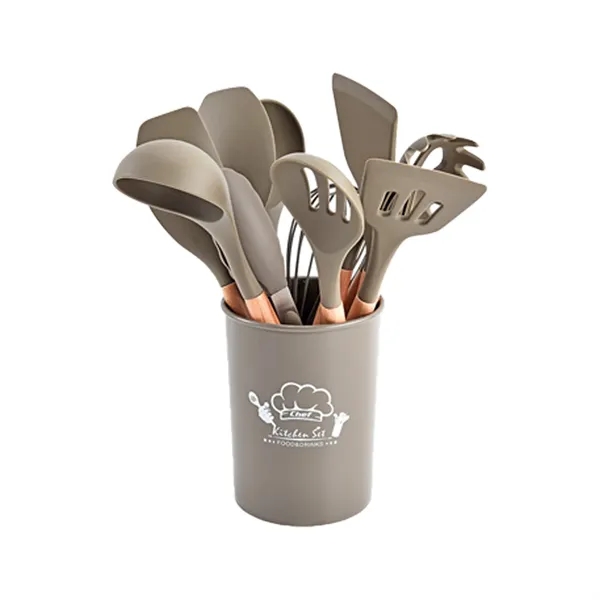 MOQ10 12 Pieces Silicone Cooking Utensils Set - MOQ10 12 Pieces Silicone Cooking Utensils Set - Image 6 of 11