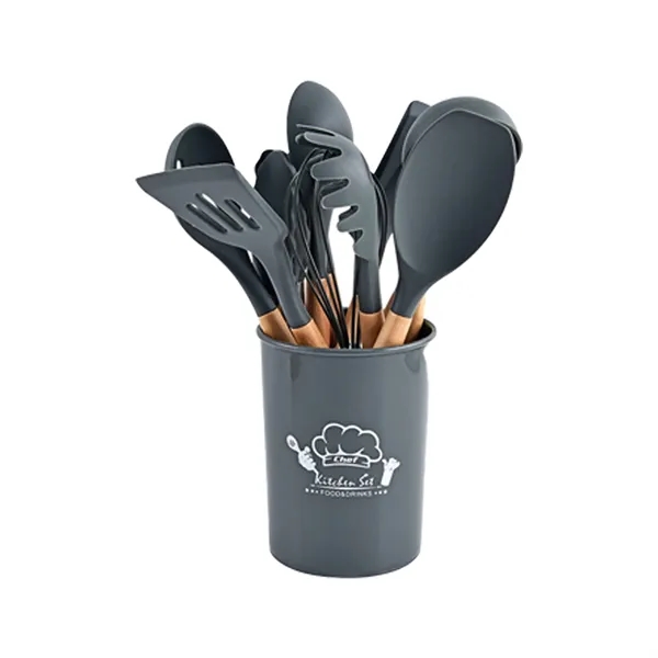 MOQ10 12 Pieces Silicone Cooking Utensils Set - MOQ10 12 Pieces Silicone Cooking Utensils Set - Image 8 of 11
