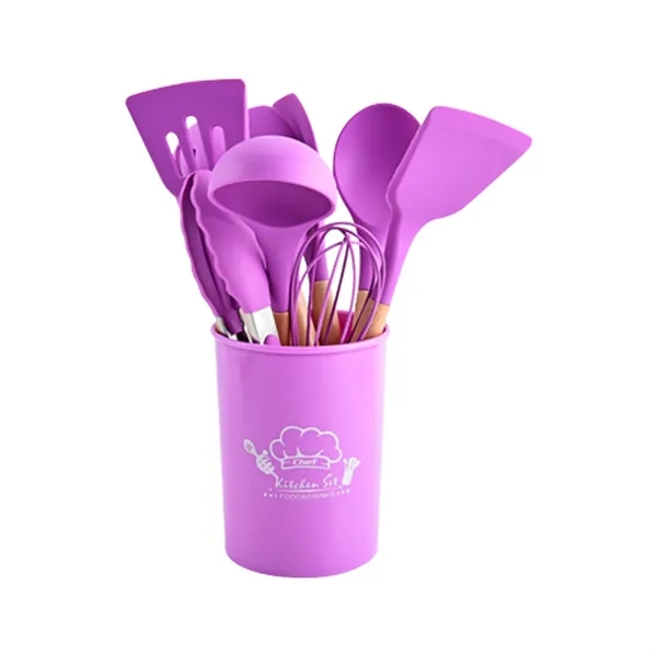MOQ10 12 Pieces Silicone Cooking Utensils Set - MOQ10 12 Pieces Silicone Cooking Utensils Set - Image 9 of 11