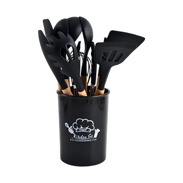 MOQ10 12 Pieces Silicone Cooking Utensils Set - MOQ10 12 Pieces Silicone Cooking Utensils Set - Image 10 of 11