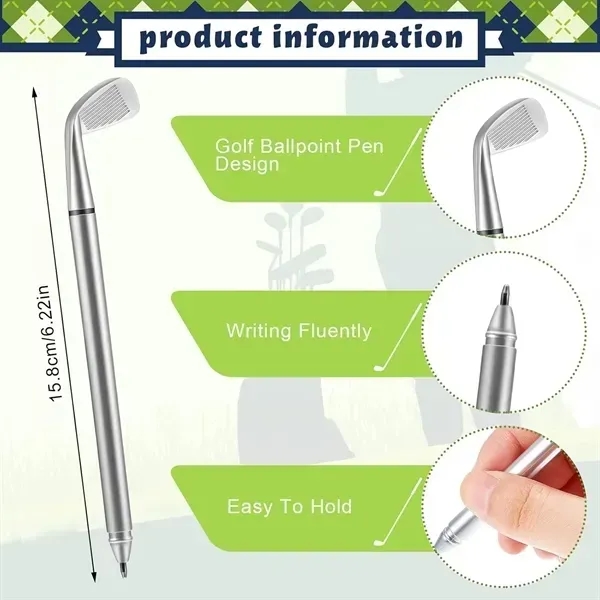 Mini Golf Club Pen - Novelty Ballpoint Writing Instrument - Mini Golf Club Pen - Novelty Ballpoint Writing Instrument - Image 3 of 7