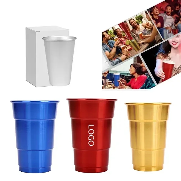 17oz Aluminum Camping Tumbler - Durable Drinkware - 17oz Aluminum Camping Tumbler - Durable Drinkware - Image 0 of 6