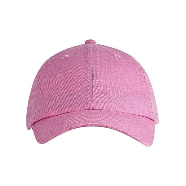 Big Accessories Youth Classic Brushed Twill Cap - Big Accessories Youth Classic Brushed Twill Cap - Image 4 of 9