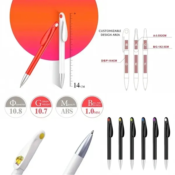 Colorful Bunny Pen - Ballpoint Writing Instrument - Colorful Bunny Pen - Ballpoint Writing Instrument - Image 1 of 17