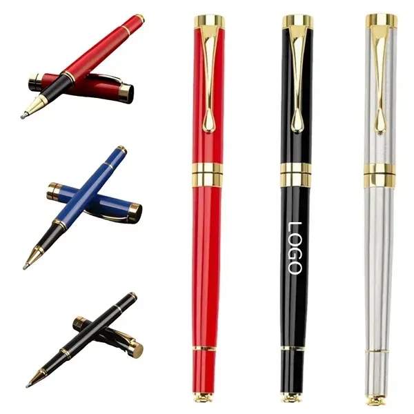 Metal Ballpoint Pen - Premium Quality Writing Instrument - Metal Ballpoint Pen - Premium Quality Writing Instrument - Image 0 of 4