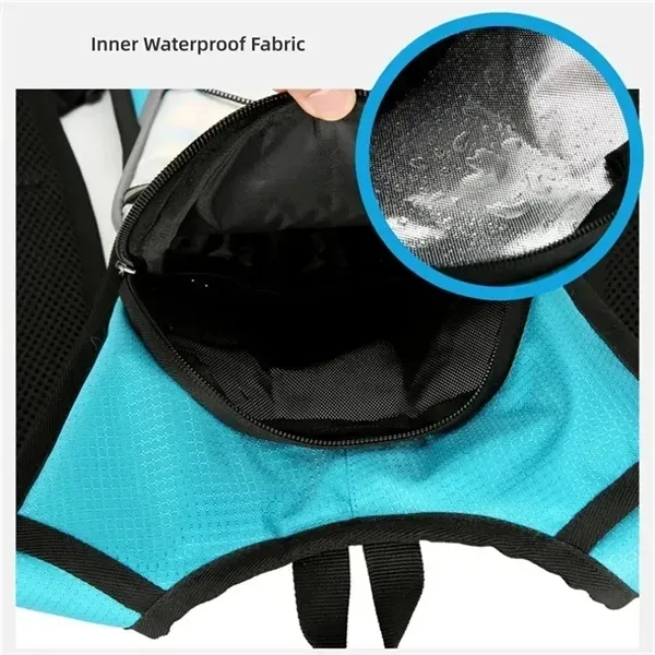 Lightweight Hydration Cycling Backpack with 2L Water - Lightweight Hydration Cycling Backpack with 2L Water - Image 4 of 4