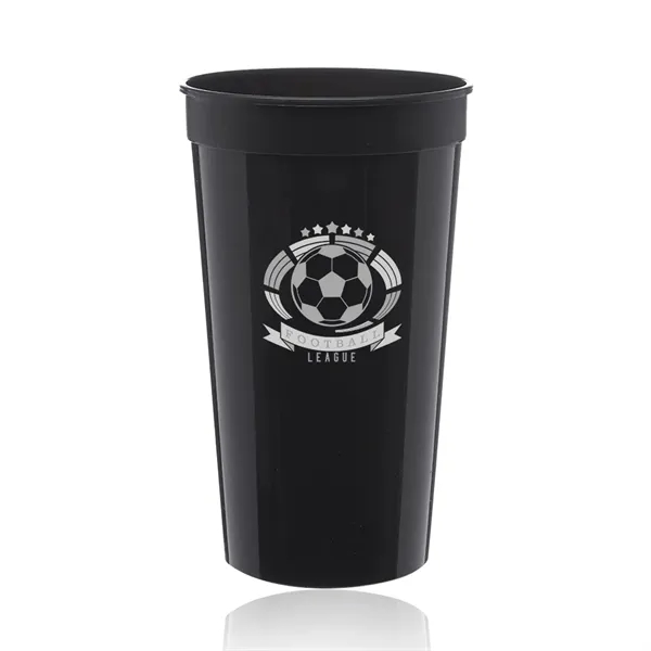 32 oz. Plastic Stadium Cup - 32 oz. Plastic Stadium Cup - Image 1 of 12