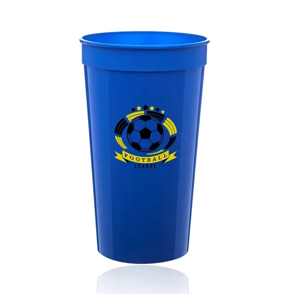 32 oz. Plastic Stadium Cup - 32 oz. Plastic Stadium Cup - Image 3 of 12