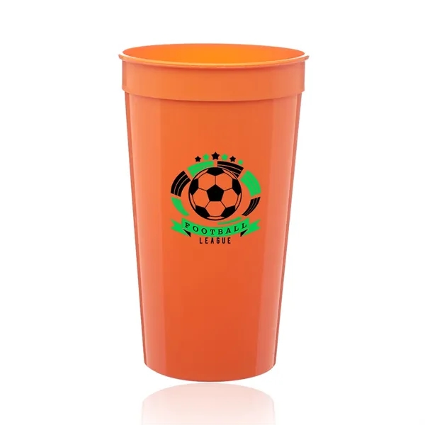 32 oz. Plastic Stadium Cup - 32 oz. Plastic Stadium Cup - Image 5 of 12