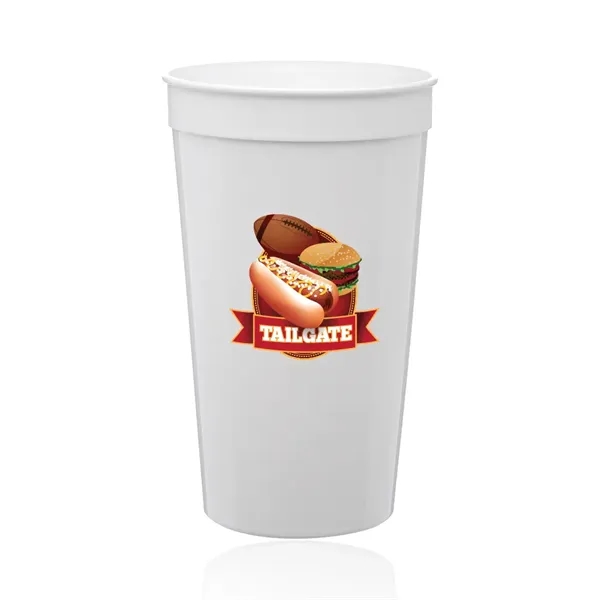 32 oz. Plastic Stadium Cup - 32 oz. Plastic Stadium Cup - Image 9 of 12