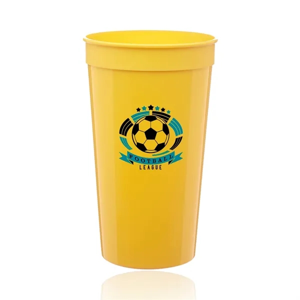32 oz. Plastic Stadium Cup - 32 oz. Plastic Stadium Cup - Image 11 of 12