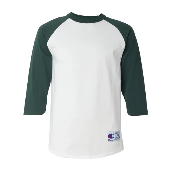 Champion Unisex Raglan Sleeve Baseball T-Shirt - Champion Unisex Raglan Sleeve Baseball T-Shirt - Image 16 of 33