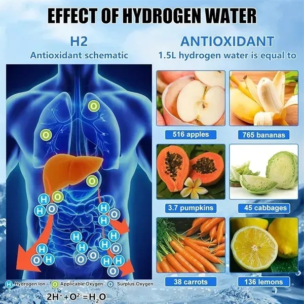 Rechargeable Hydrogen Water Bottle Ionizer Machine - Rechargeable Hydrogen Water Bottle Ionizer Machine - Image 2 of 3