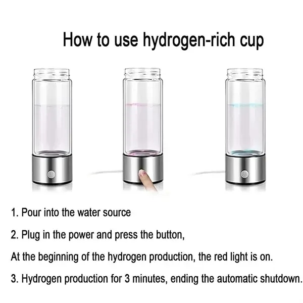 Rechargeable Hydrogen Water Bottle Ionizer Machine - Rechargeable Hydrogen Water Bottle Ionizer Machine - Image 3 of 3
