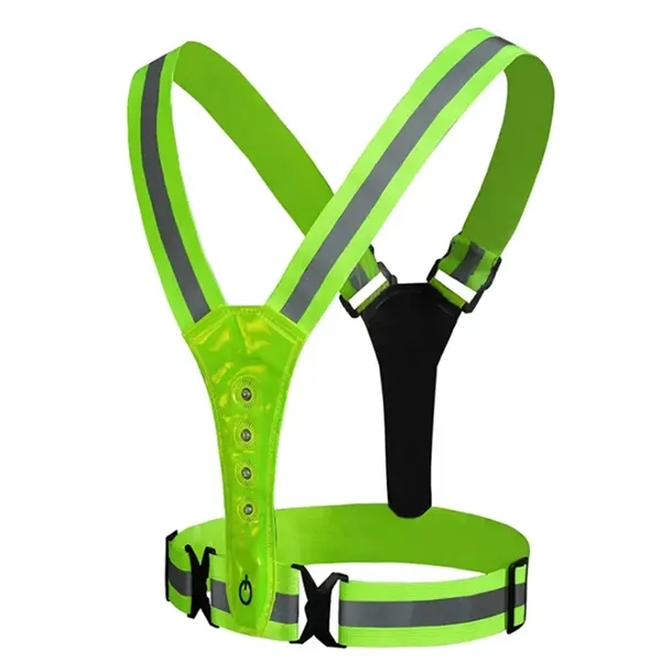Outdoor Safety Adjustable Reflective Belt and LED - Outdoor Safety Adjustable Reflective Belt and LED - Image 1 of 1