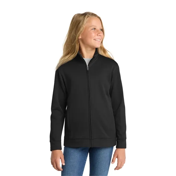 Sport-Tek Youth Sport-Wick Fleece Full-Zip Jacket. - Sport-Tek Youth Sport-Wick Fleece Full-Zip Jacket. - Image 0 of 29