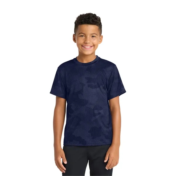 Sport-Tek Youth CamoHex Tee. - Sport-Tek Youth CamoHex Tee. - Image 5 of 49