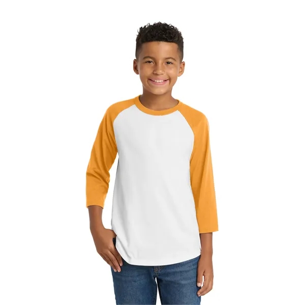 Sport-Tek Youth Colorblock Raglan Jersey. - Sport-Tek Youth Colorblock Raglan Jersey. - Image 12 of 74
