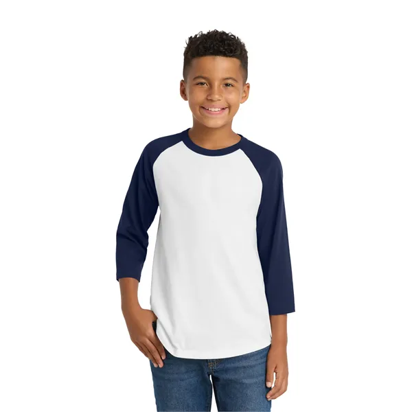 Sport-Tek Youth Colorblock Raglan Jersey. - Sport-Tek Youth Colorblock Raglan Jersey. - Image 15 of 74