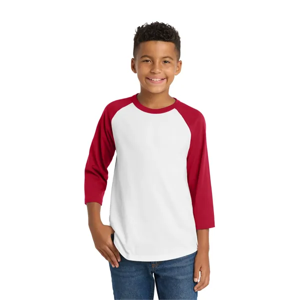 Sport-Tek Youth Colorblock Raglan Jersey. - Sport-Tek Youth Colorblock Raglan Jersey. - Image 19 of 74