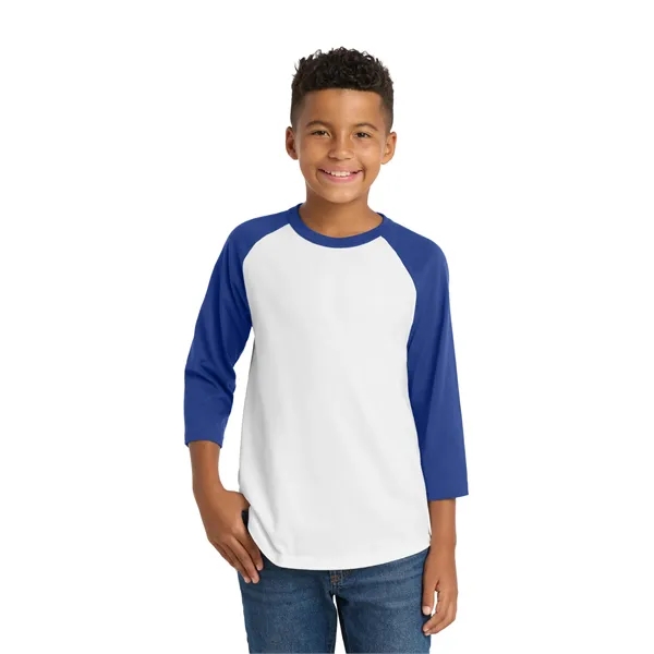 Sport-Tek Youth Colorblock Raglan Jersey. - Sport-Tek Youth Colorblock Raglan Jersey. - Image 22 of 74